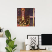 Pallas Athena von Gustav Klimt Poster (Heimbüro)