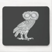 Pallas Athene Athena Eule owl Mousepad (Vorne)