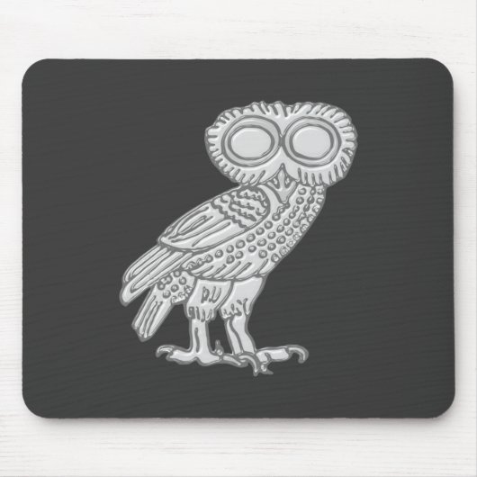 Pallas Athene Athena Eule owl Mousepad (Vorne)