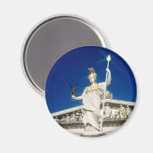 Pallas-Athene-Brunnen Magnet (Vorderseite/Rückseite)