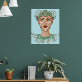 Pallas Athene Göttlich Weibliche Heilige Kunst Poster