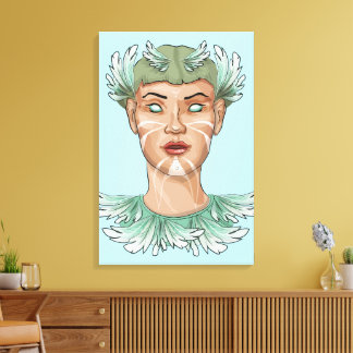 Pallas Athene - Göttlich Weibliche Kunst Leinwanddruck