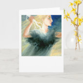 Pallas Athene Gruß-Karte Karte (Gelbe Blume)