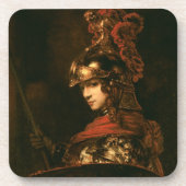 Pallas Athene oder, gepanzerte Zahl, 1664-65 Getränkeuntersetzer (Vorderseite)