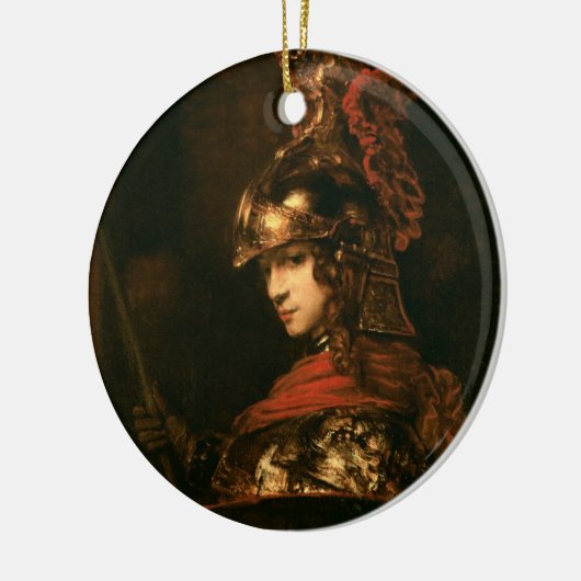 Pallas Athene oder, gepanzerte Zahl, 1664-65 Keramikornament (Links)