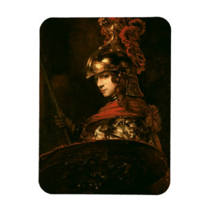 Pallas Athene oder, gepanzerte Zahl, 1664-65 Magnet