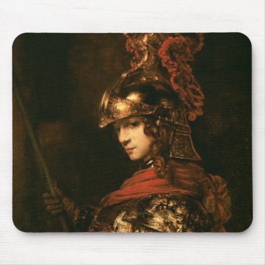 Pallas Athene oder, gepanzerte Zahl, 1664-65 Mousepad (Vorne)