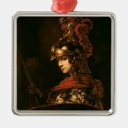 Pallas Athene oder, gepanzerte Zahl, 1664-65 Silbernes Ornament (Vorne)