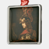 Pallas Athene oder, gepanzerte Zahl, 1664-65 Silbernes Ornament (Links)