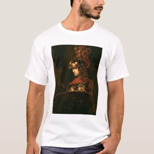 Pallas Athene oder, gepanzerte Zahl, 1664-65 T-Shirt (Vorderseite)