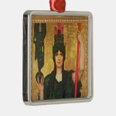Pallas Athene Silbernes Ornament (Rechts)