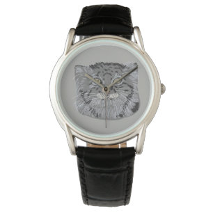 Pallas Cat Wild Animals Wristwatch Armbanduhr