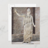Pallas de Velletri, Statue der helmeted Athena Postkarte (Vorne/Hinten)