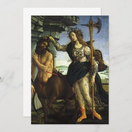 Pallas (Minerva) und Centaur von Sandro Botticelli (Vorne/Hinten)