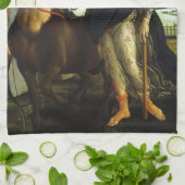 Pallas (Minerva) und Centaur von Sandro Botticelli Geschirrtuch (Gefaltet)