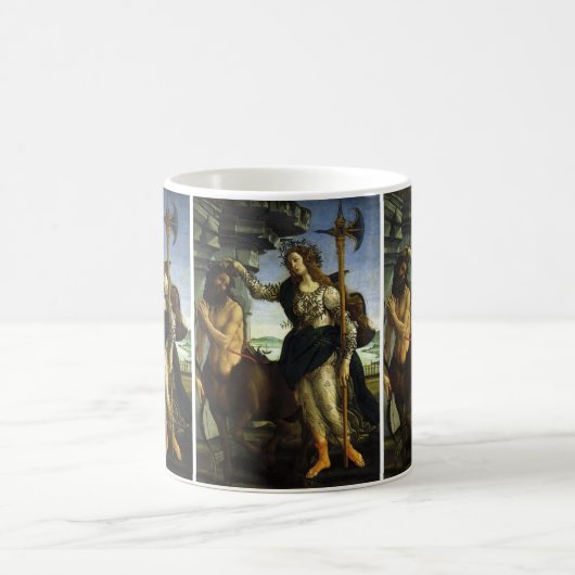 Pallas (Minerva) und Centaur von Sandro Botticelli Kaffeetasse (Mittel)