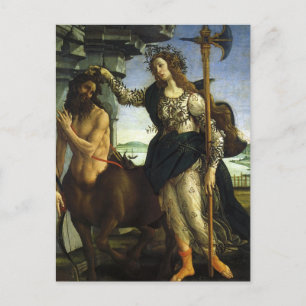Pallas (Minerva) und Centaur von Sandro Botticelli Postkarte