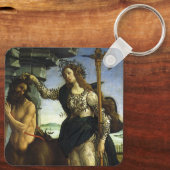 Pallas (Minerva) und Centaur von Sandro Botticelli Schlüsselanhänger (Rückseite)