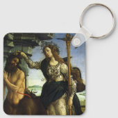 Pallas (Minerva) und Centaur von Sandro Botticelli Schlüsselanhänger (Rückseite)