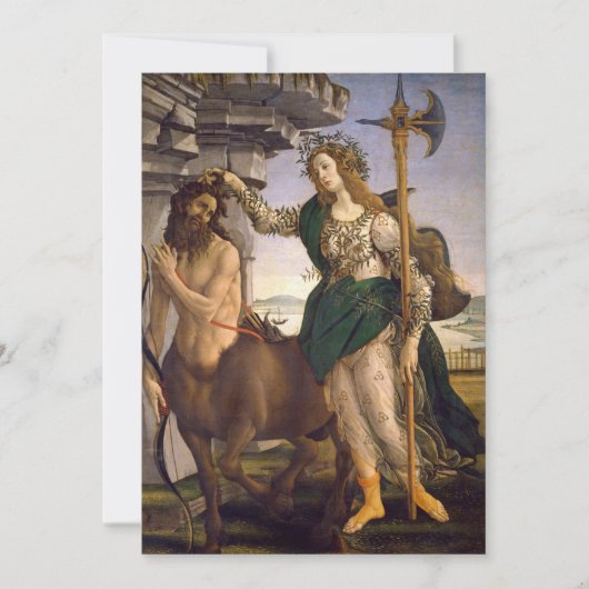 Pallas und Centaur | Botticelli (Vorderseite)