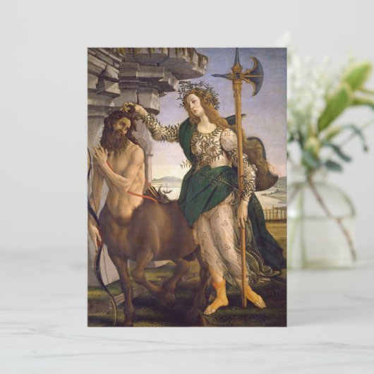 Pallas und Centaur | Botticelli (Stehend Vorderseite)