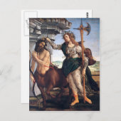 Pallas und Centaur, Sandro Botticelli Postkarte (Vorne/Hinten)