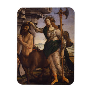 Pallas und Centaur von Botticelli Magnet