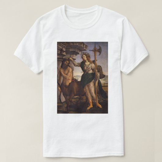 Pallas und Centaur von Botticelli T-Shirt (Design vorne)