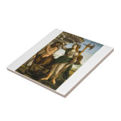 Pallas und Centaur von Sandro Botticelli Fliese (Seite)