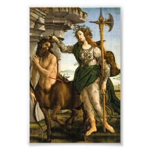 Pallas und Centaur von Sandro Botticelli Fotodruck