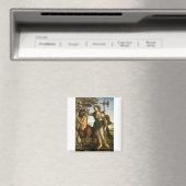 Pallas und Centaur von Sandro Botticelli Magnet (In Situ (Geschirrspüler))