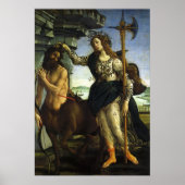 Pallas und Centaur von Sandro Botticelli Poster (Vorne)