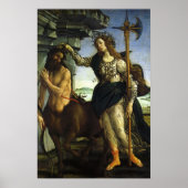 Pallas und Centaur von Sandro Botticelli Poster (Vorne)