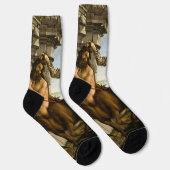 Pallas und Centaur von Sandro Botticelli Socken (Rechts)