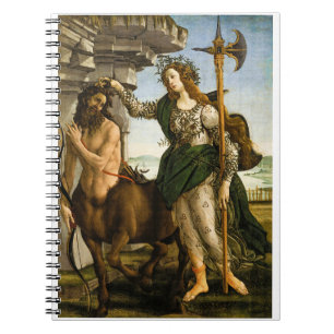 Pallas und der Zentaur von Sandro Botticelli Notizblock