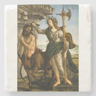 Pallas und der Zentaur von Sandro Botticelli Steinuntersetzer