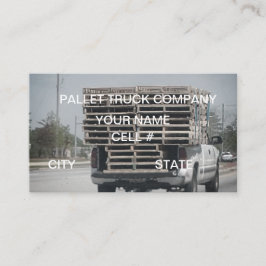 Pallets Business Card Visitenkarte
