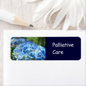 Palliative Care Aufkleber Labels Blue Hydrangeas (Insitu)