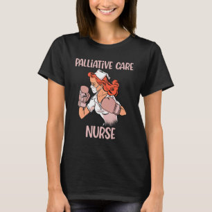 Palliative Pflegekräfte Boxhandschuhe kämpfen T-Shirt