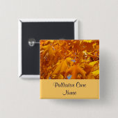 Palliative Sorgfalt-Krankenschwesterknöpfe goldene Button (Vorne & Hinten)