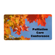 Palliativmedizin-Konferenz-Willkommens-Aufkleber