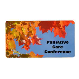 Palliativmedizin-Konferenz-Willkommens-Aufkleber