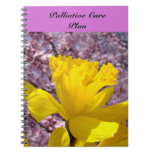 Palliativmedizin-Plannotizbuch Rosa blüht mit