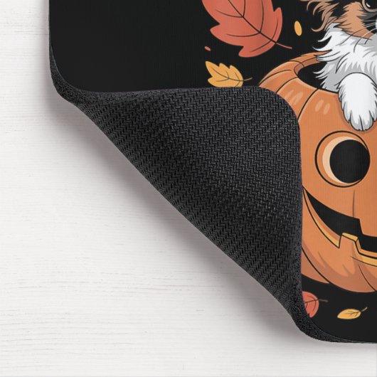 Pallon Costume On Pumpkin Halloween Pallon Mousepad (Ecke)