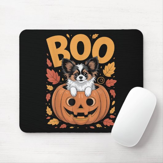 Pallon Costume On Pumpkin Halloween Pallon Mousepad (Mit Mouse)