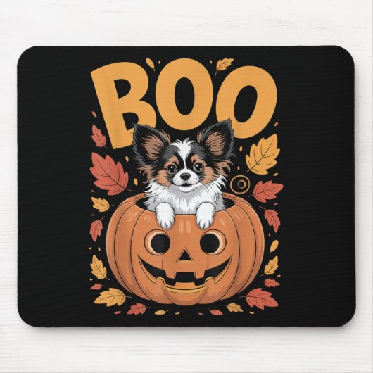 Pallon Costume On Pumpkin Halloween Pallon Mousepad (Vorne)