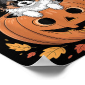 Pallon Costume On Pumpkin Halloween Pallon  Poster (Ecke)