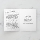 Palm 23 Der Herr ist mein Schäferbibel Verse Karte (Innenseite)