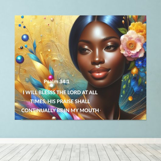 Palm 34:1 leinwanddruck (Insitu (Holzboden))