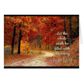 Palm 72:19 Ließ, die Erde sei mit seiner Herrlichk (Vorderseite (Horizontal))